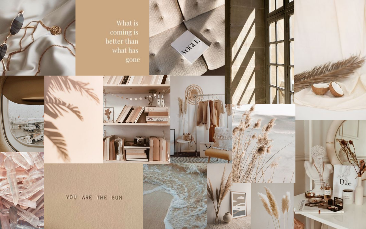 Download Find solace in the soft hues of this neutral aesthetic desktop wallpaper  Wallpaper  Wallpaperscom