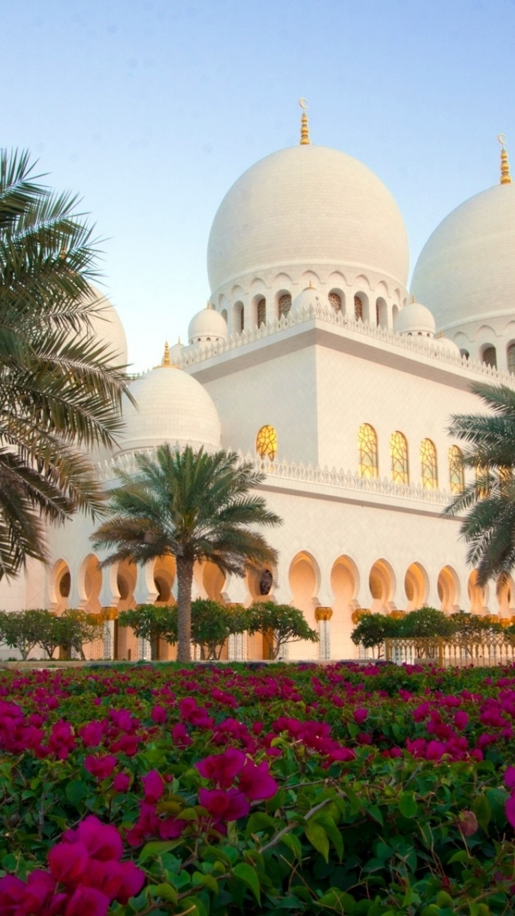 Sheikh Zayed Grand Mosque Apple IPhone 6 (750x1334) Wallpaper