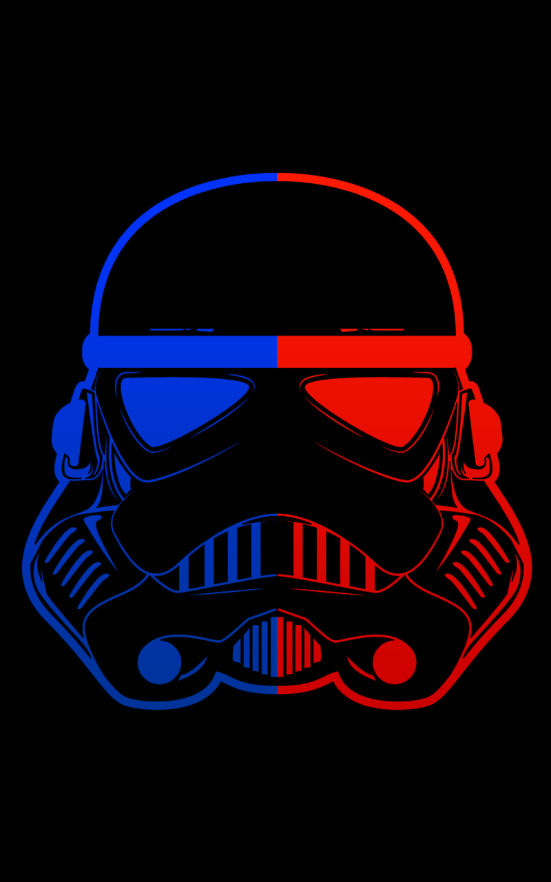Stormtrooper Blue Red Mask Minimal 8k Nexus 7, Samsung Galaxy Tab 10, Note Android Tablets HD 4k Wallpaper, Image, Background, Photo and Picture