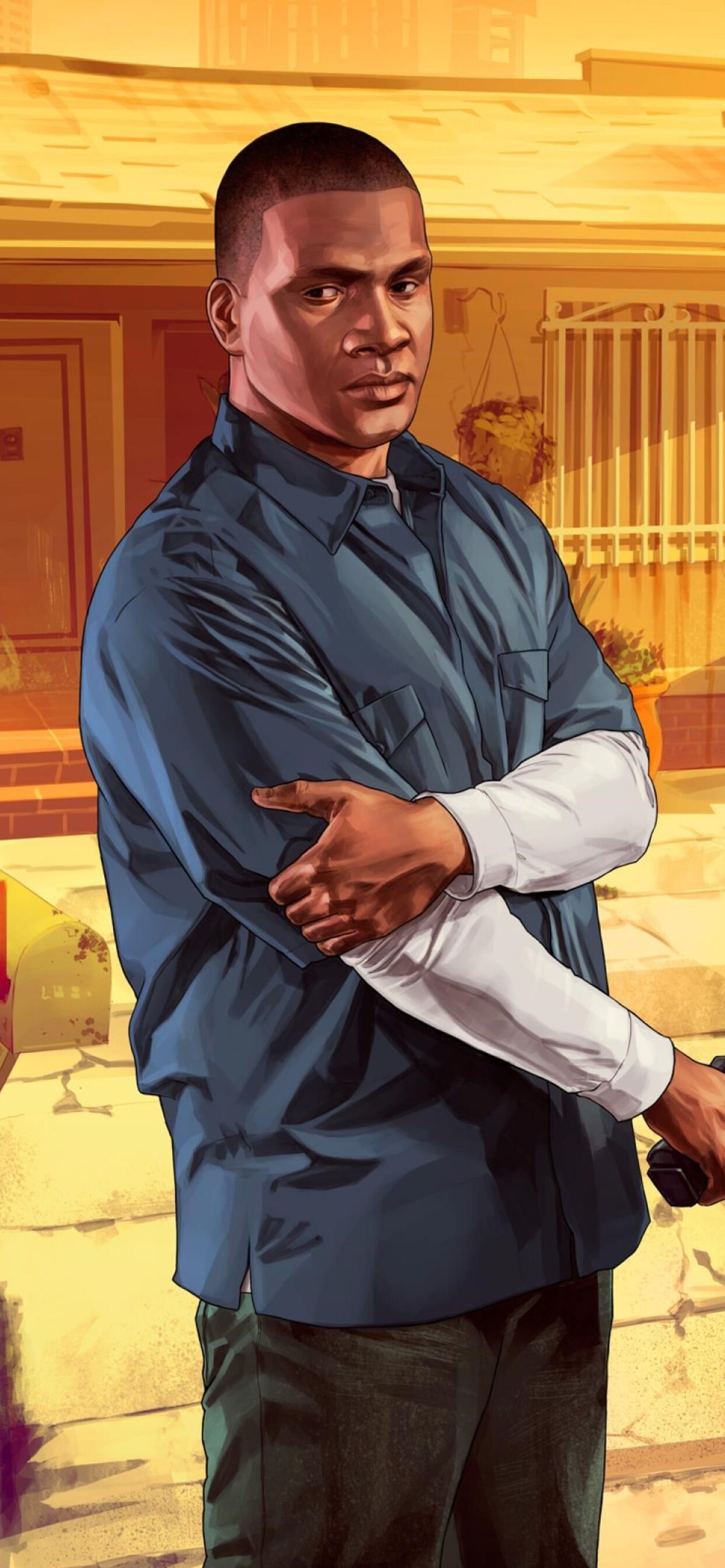 Franklin Gta V iPhone XS MAX HD 4k Wallpaper, Image, Background, Photo and Picture