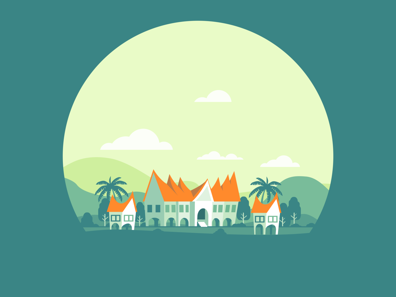 Traditional house of minangkabau rumah gadang. Minangkabau, Traditional house, Baby cartoon characters