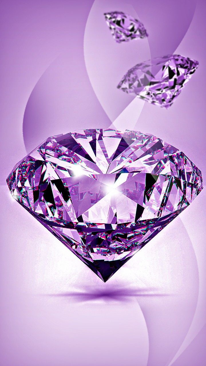 My Passion For Purple! 3. Diamond wallpaper iphone, Diamond wallpaper, Bling wallpaper