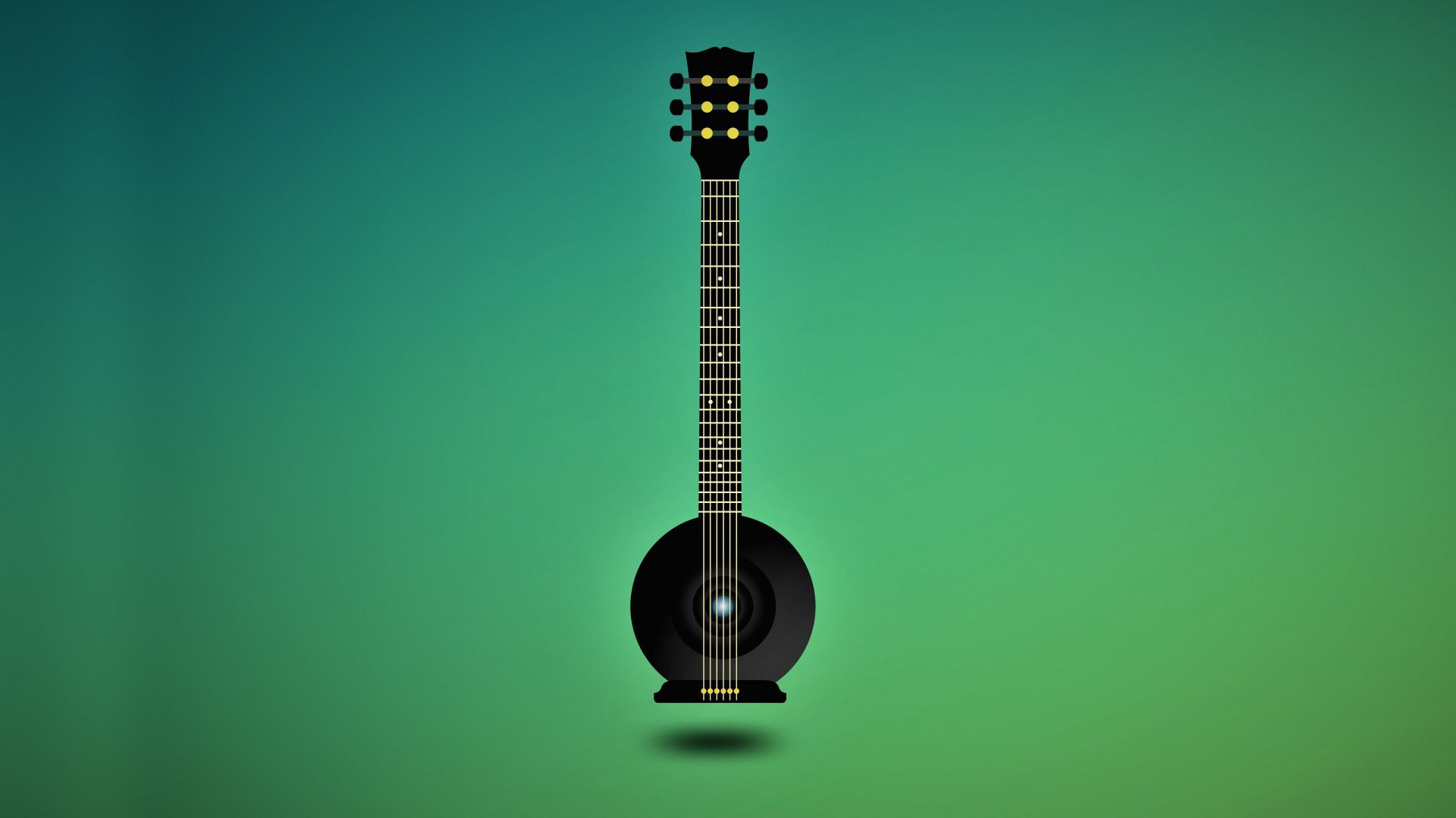 Music, guitar, minimal, art wallpaper, HD image, picture, background, 97bd0a