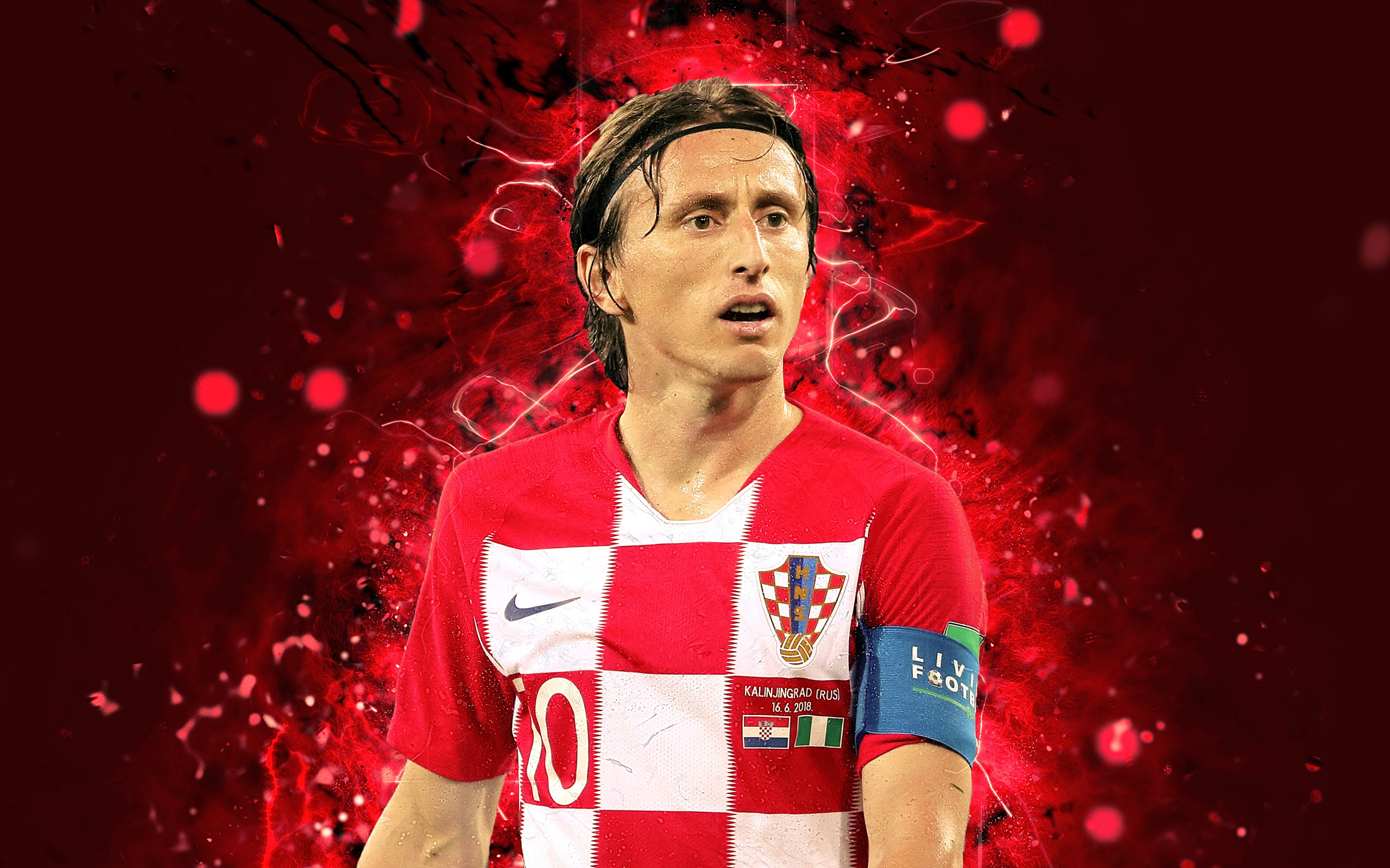 Wallpaper Croatian, Luka Modric, Soccer background