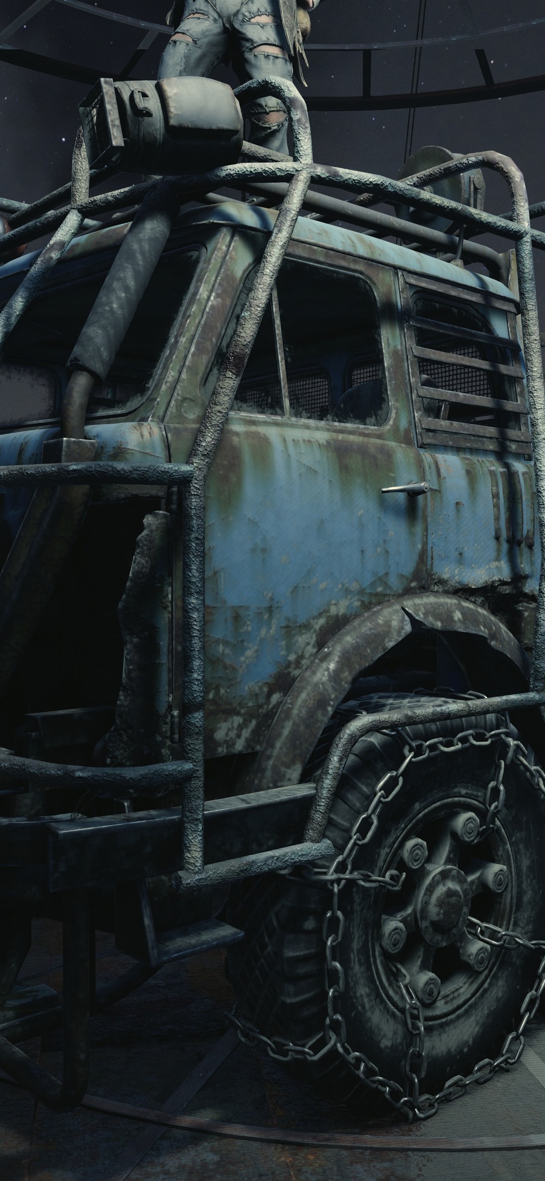 Metro Exodus, Tractor 1242x2688 IPhone 11 Pro XS Max Wallpaper, Background, Picture, Image