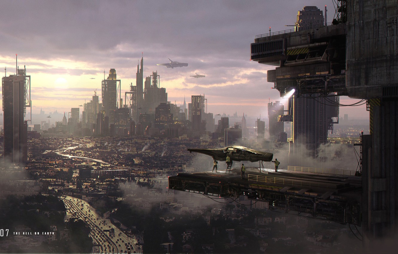 Wallpaper the city, Playground, NEO Taichung, the hell on earth, Ming Yee Sheh image for desktop, section фантастика