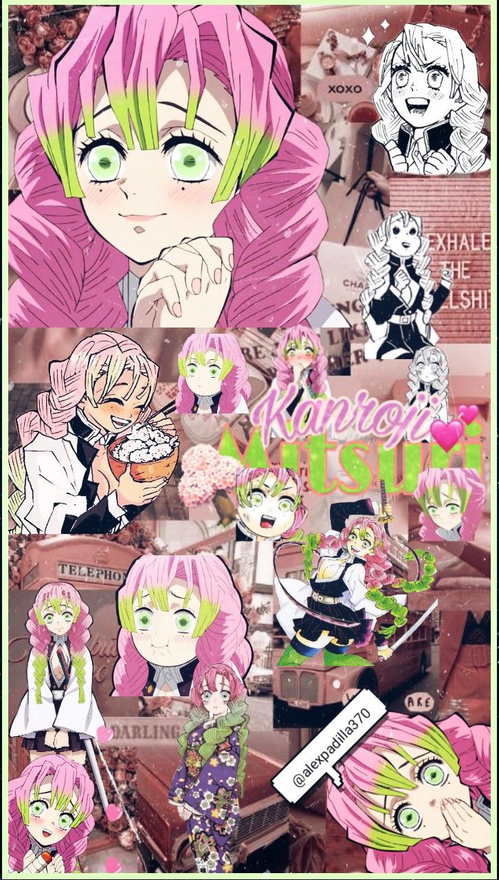 Fondo de Mitsuri Kanroji. Anime wallpaper phone, Yandere anime, Anime wallpaper live