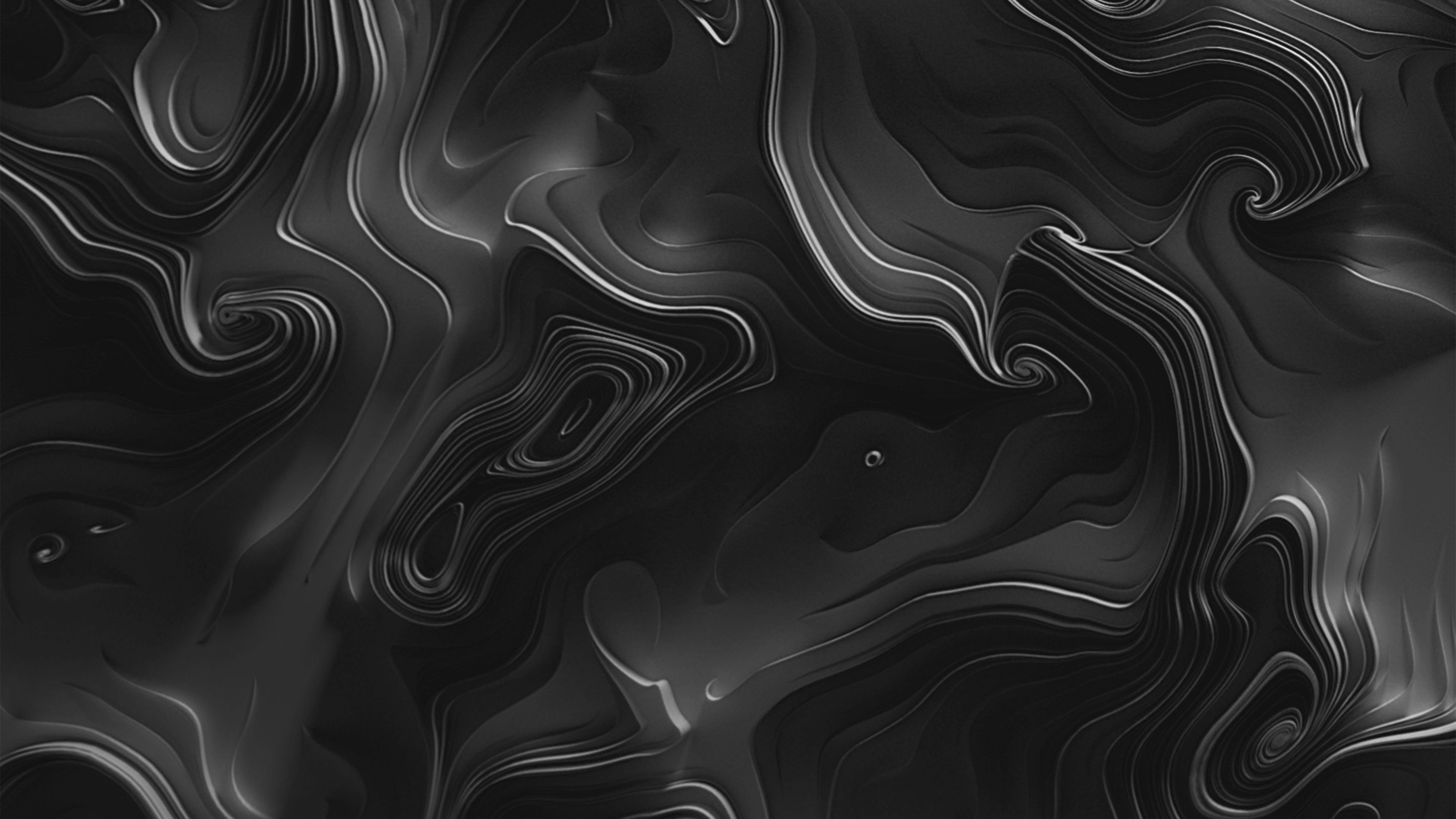 Map Curves Dark Pattern Background Bw Wallpaper