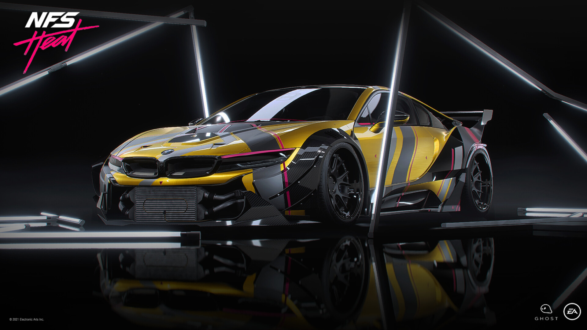 BMW I8 NFS HEAT / Dealership Lighting