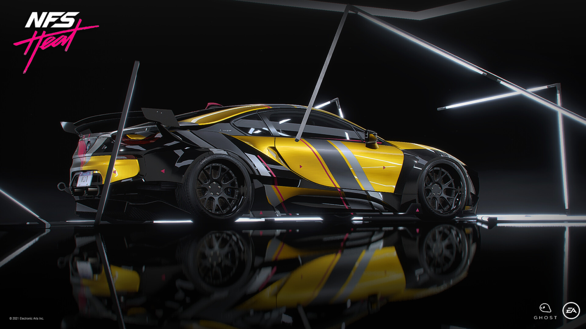 BMW I8 NFS HEAT / Dealership Lighting