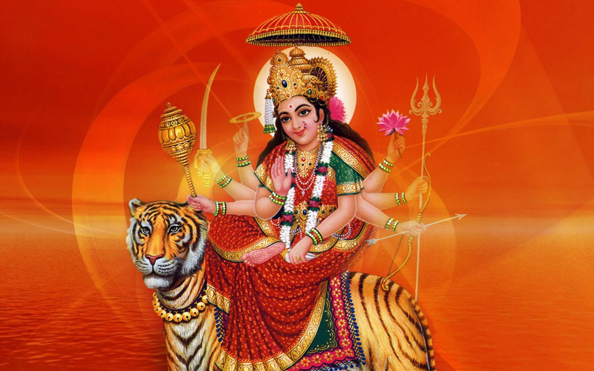 Durga Mataji Happy Navratri Wallpaper Durga Pic Whatsapp Dp