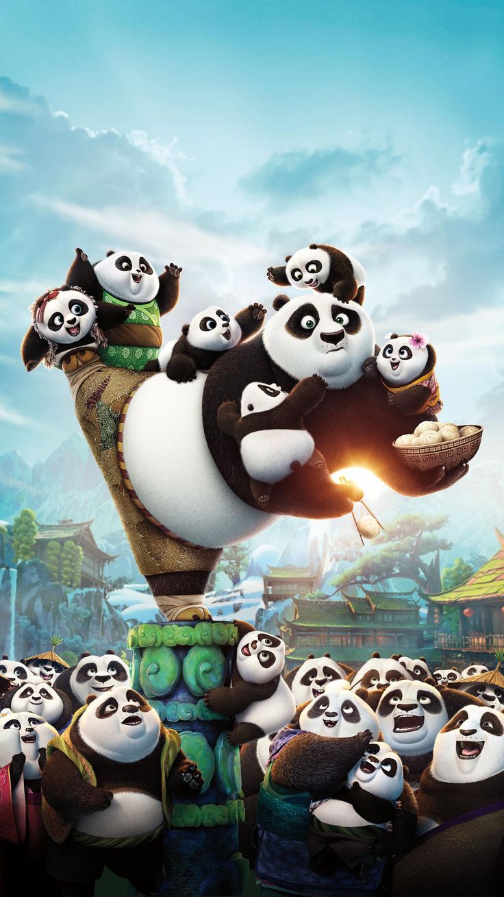 Kung Fu Panda 3 (2016) Phone Wallpaper. Moviemania. Kung fu panda Kung fu panda, Cute panda wallpaper
