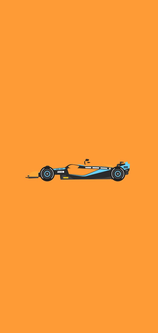 I drew a minimalist wallpaper of the MCL36