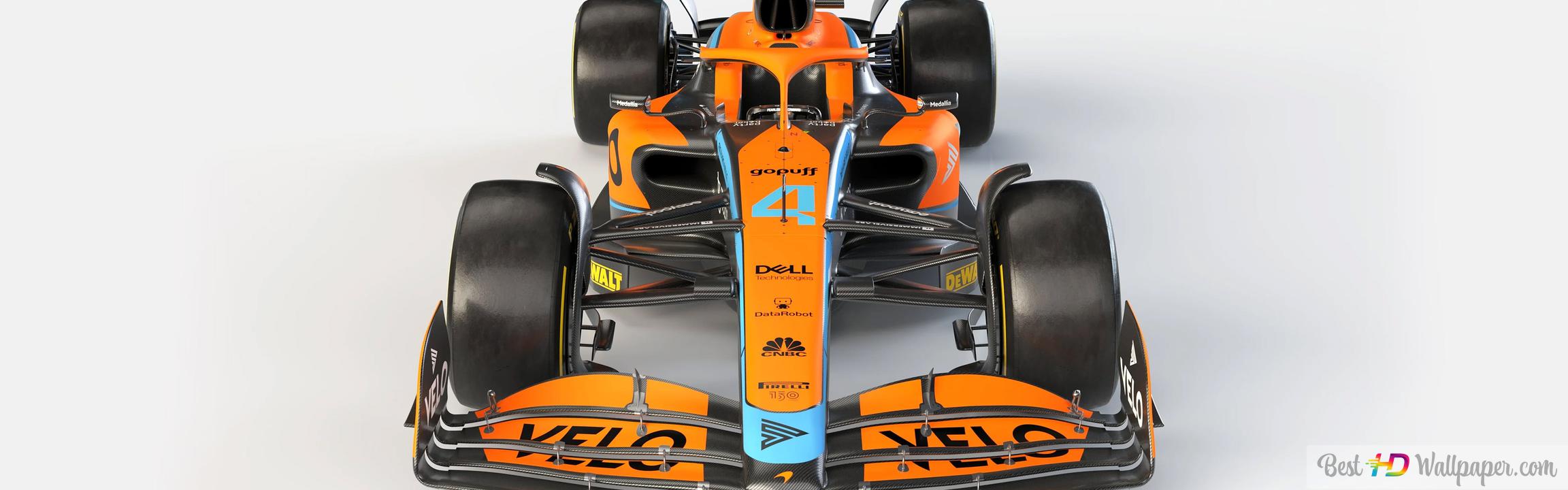 McLaren mcl36 formula 1 2022 new car white background front view HD wallpaper download 1 wallpaper