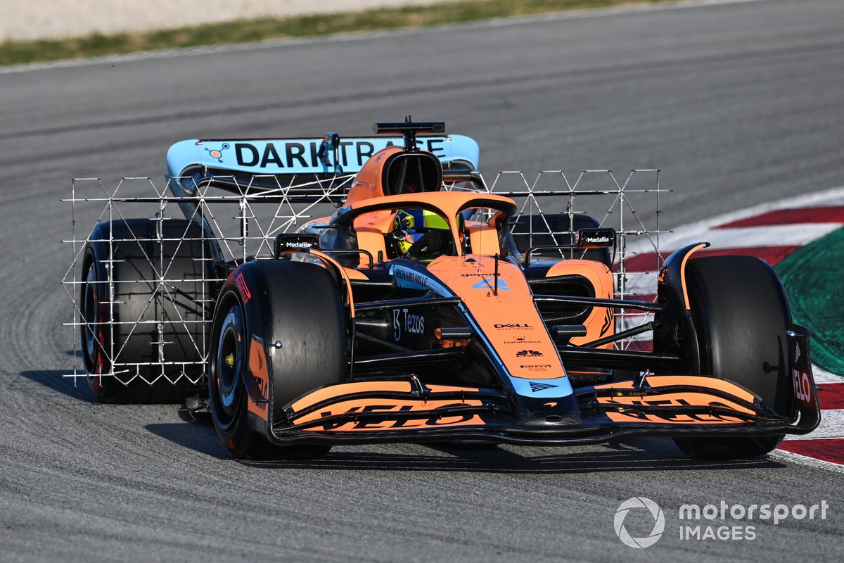Barcelona F1 testing: 2022 technical image from Day 1