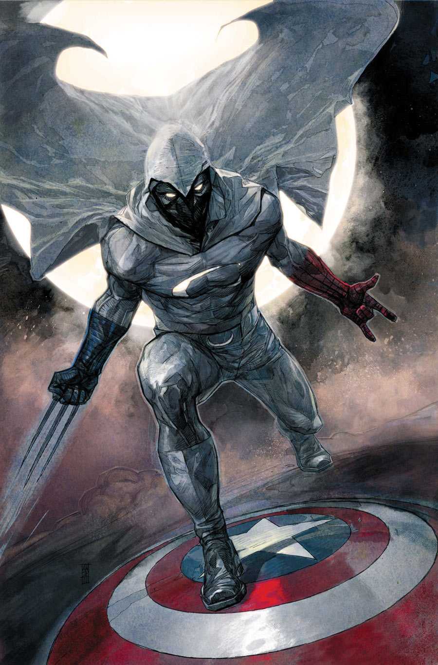 On Shield Moon Knight Wallpapers