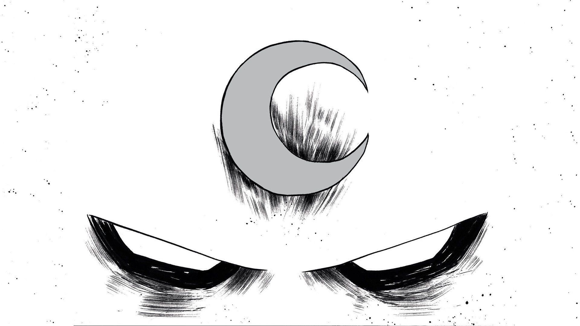 Download free Black And White Moon Knight Wallpaper - MrWallpaper.com