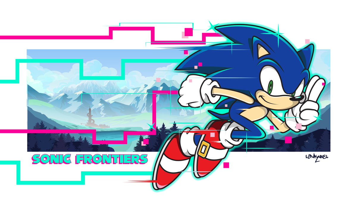 Sonic Frontiers Artwork Wallpaper - Cat with Monocle