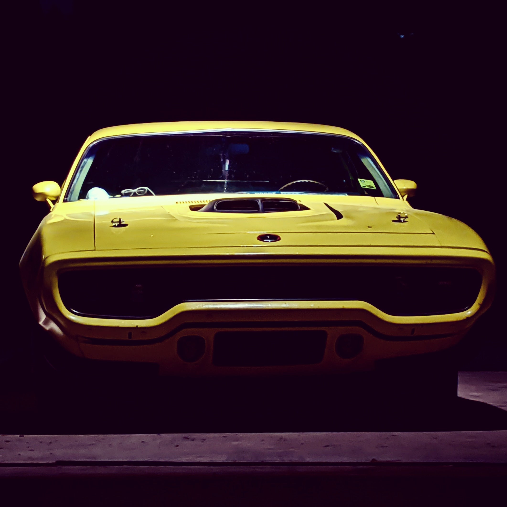 My 1971 Plymouth GTX with custom shaker