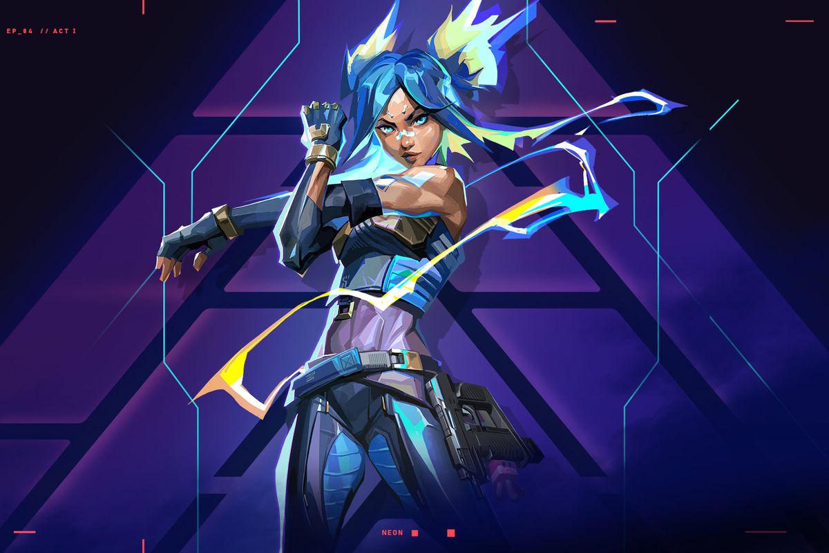 Neon Valorant Wallpaper