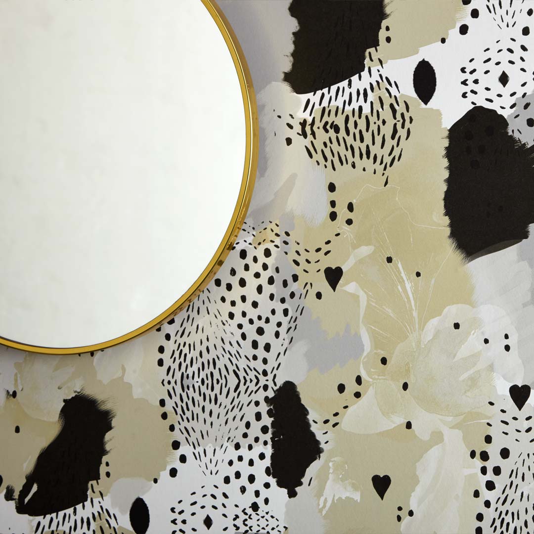 Love Leopard Wallpaper Caramel