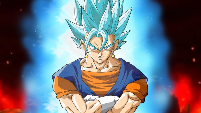 Vegito Super Saiyan Blue Dragon Ball Super 4K