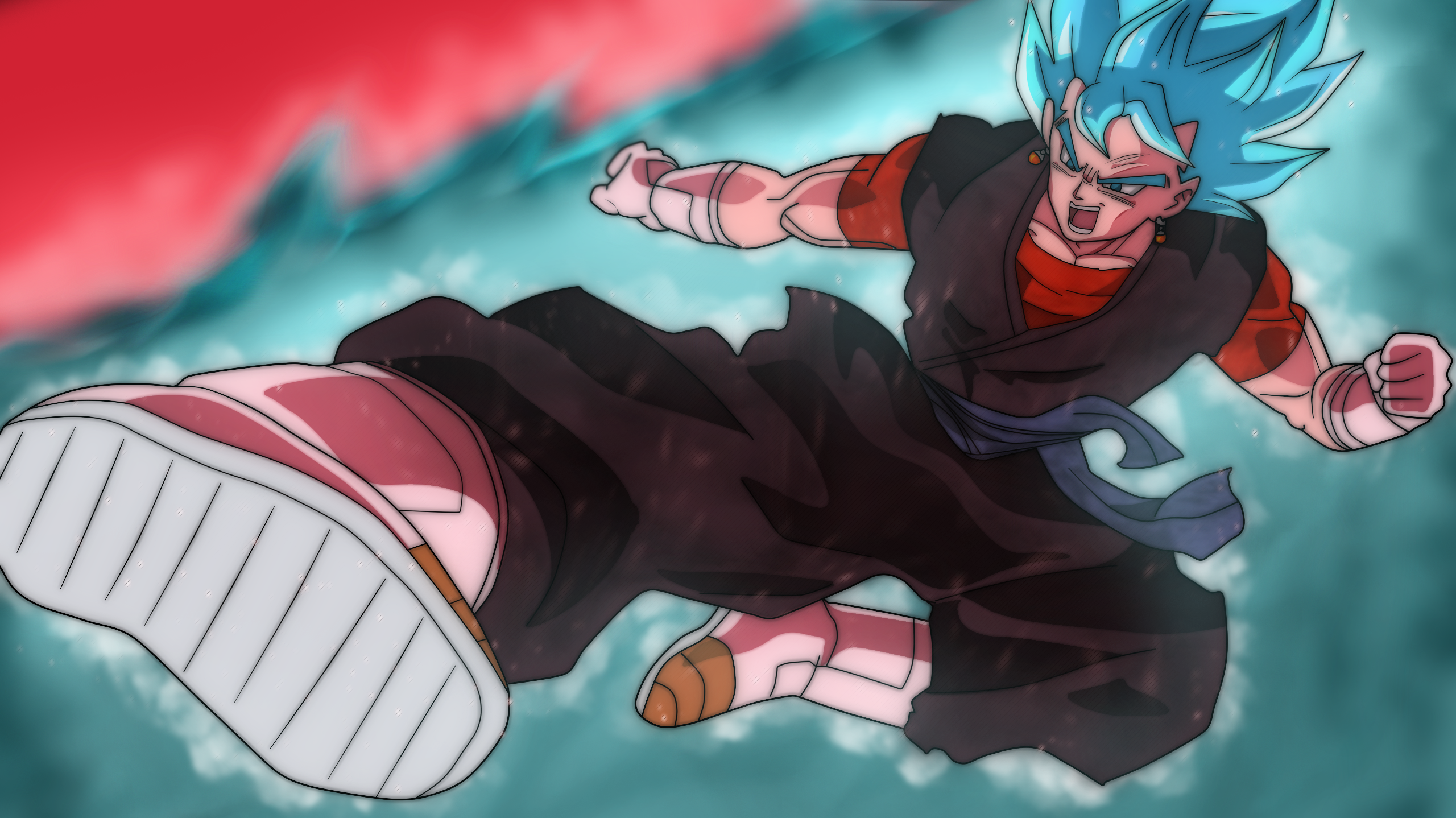 Vegito SSJ Blue by Pablo Riquelme HD Wallpaper