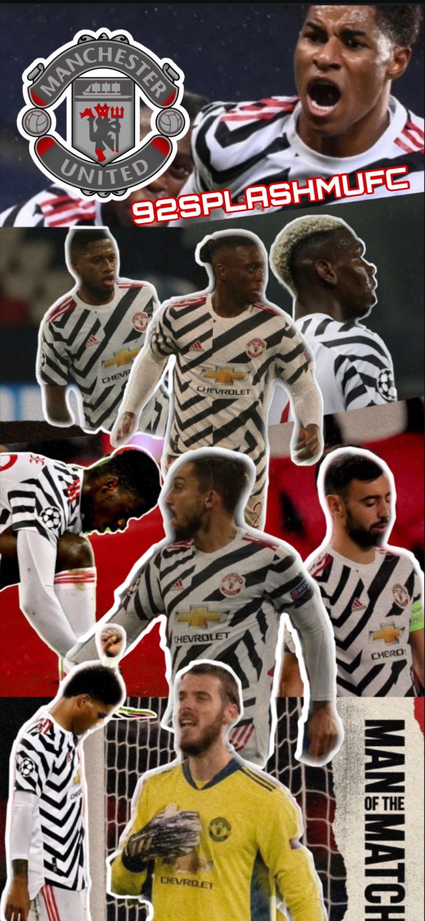FREE MANCHESTER UNITED VS PSG 2021 IPHONE WALLPAPER 4K HD 92SPLASH: u_92splashmufc