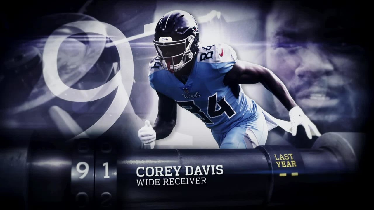 Players of 2021': New York Jets wide receiver Corey Davis. No. 91