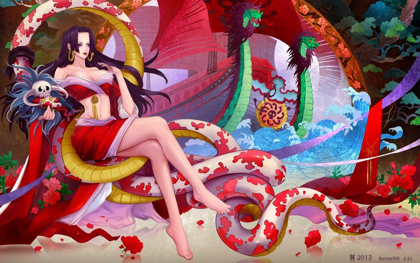 Download one piece boa hancock wallpaper HD HD Book Source for free download HD, 4K & high quality wallpaper