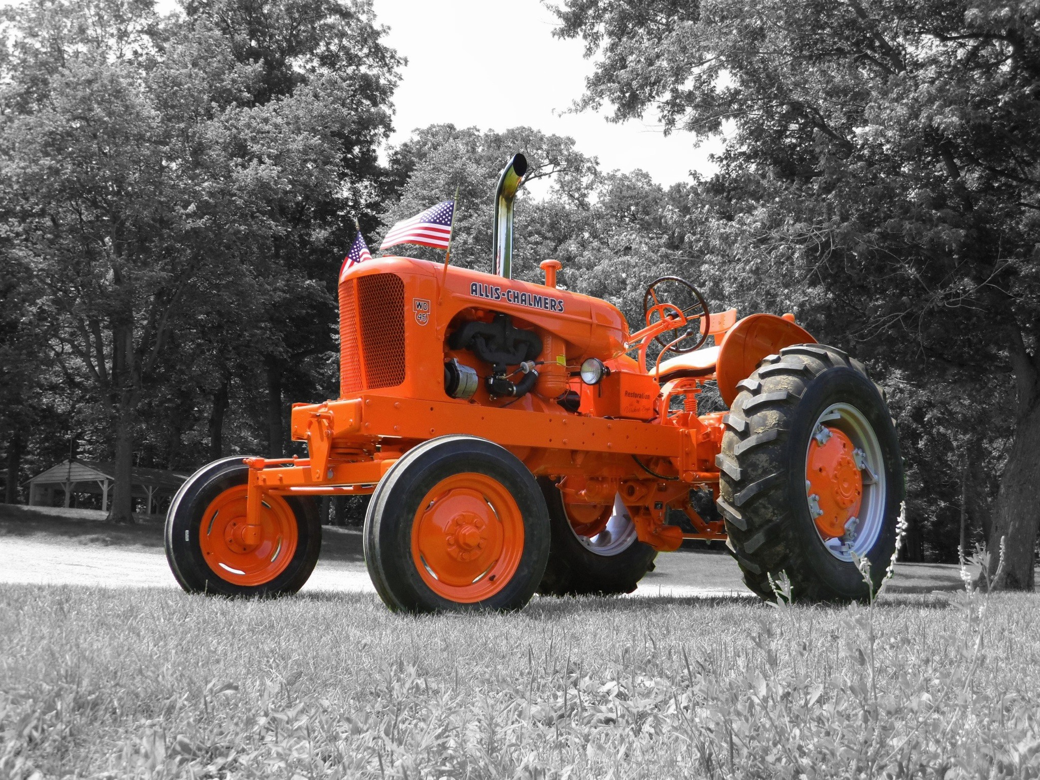 The Color of Allis Orange Tractor Blog