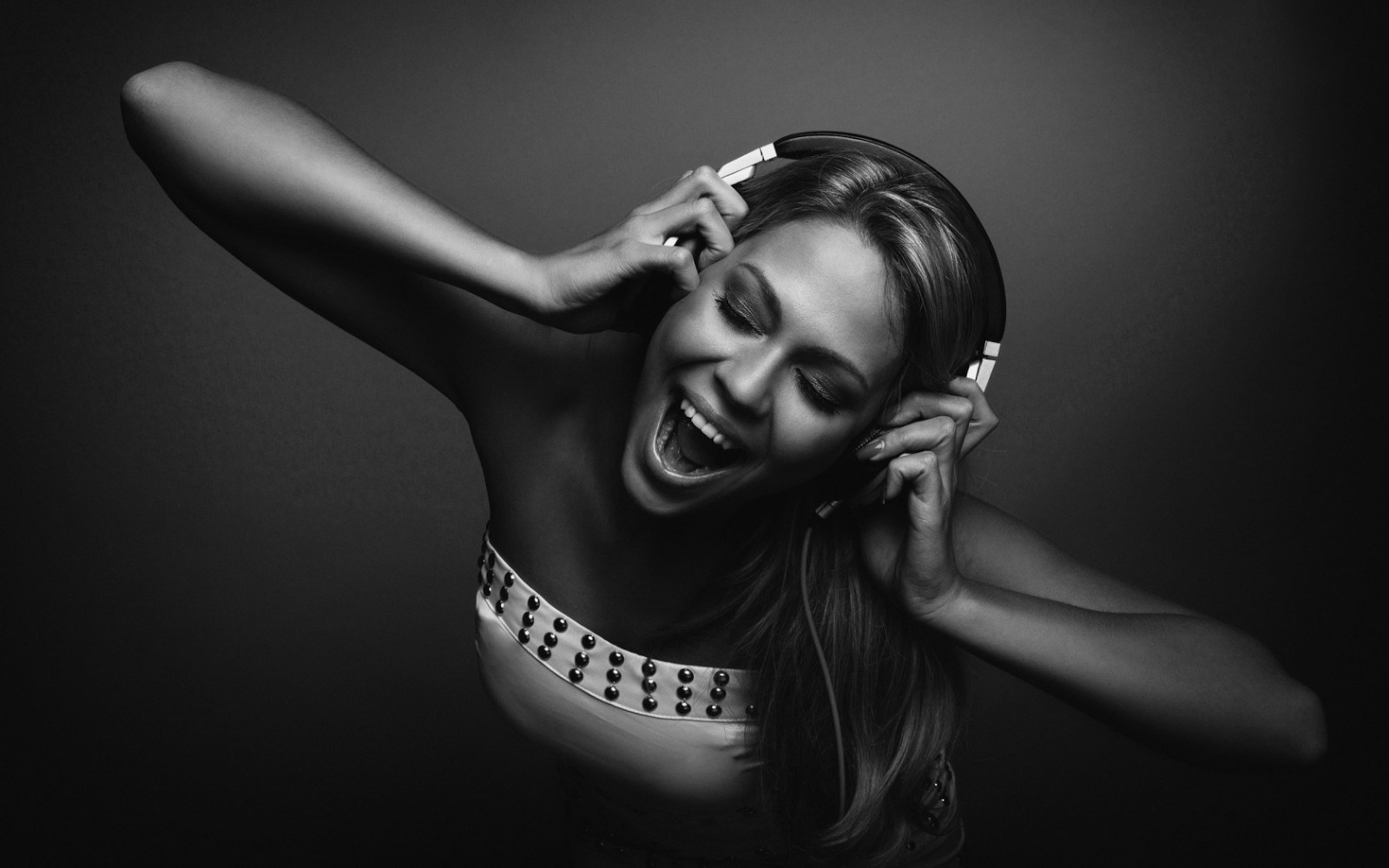 Headphones Music Girl HD Wallpaper Desktop Background Music Wallpaper HD Wallpaper & Background Download