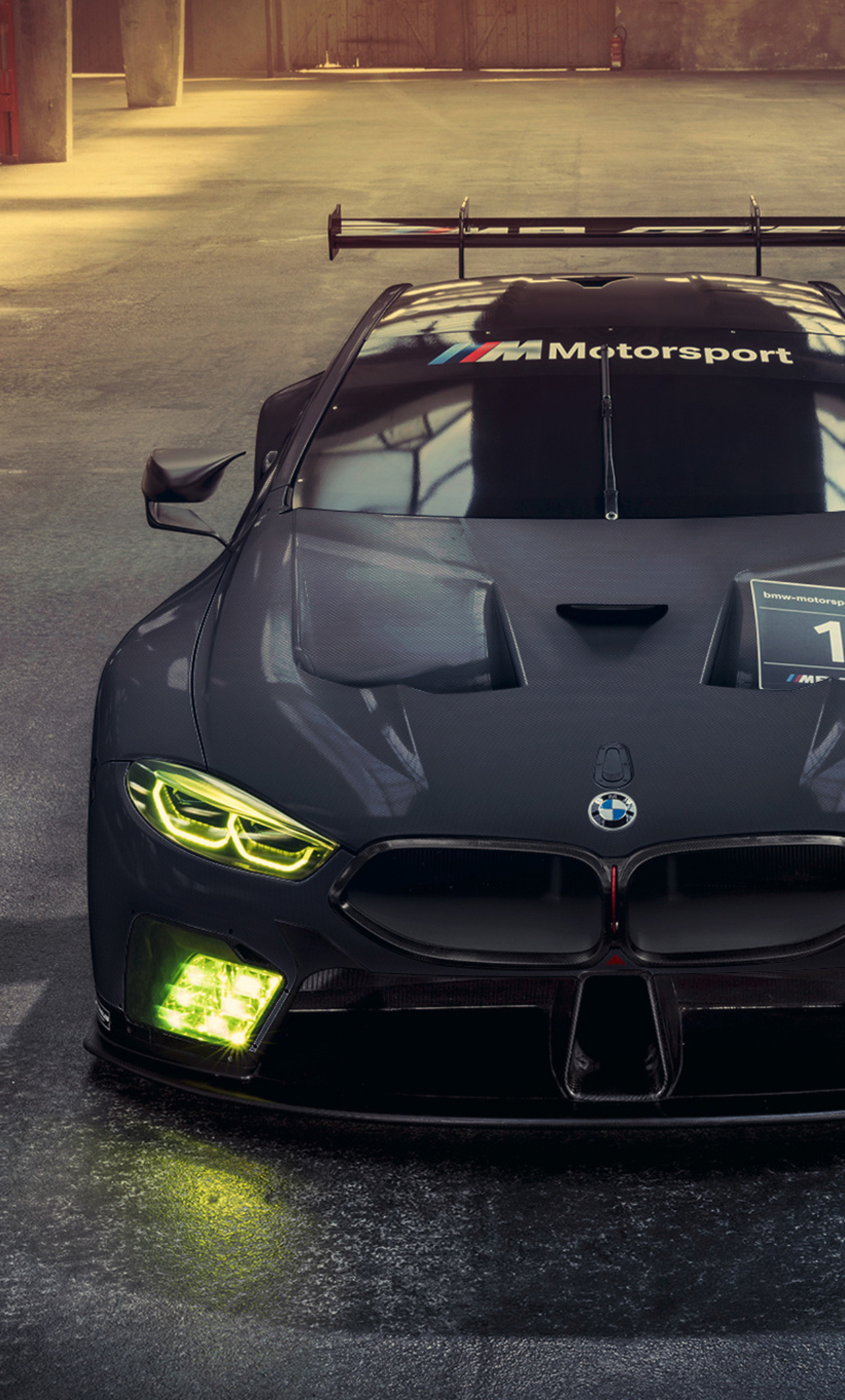 Bmw M8 Gte Angel Lights Modified iPhone HD 4k Wallpaper, Image, Background, Photo and Picture