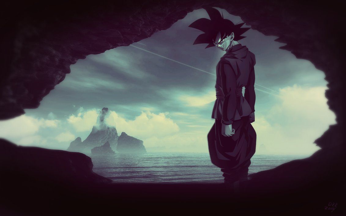 Black Goku wallpaper, iPhone, Desktop HD Background / Wallpaper (1080p, 4k) (png / jpg) (2022)