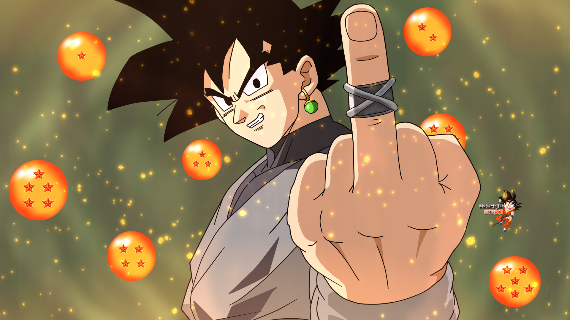 Black Goku HD Wallpaper and Background Image