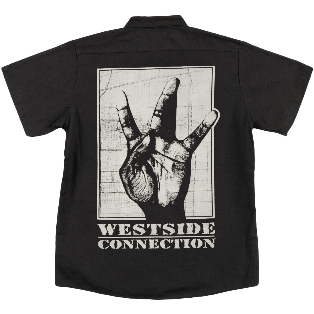 Ice Cube Men's Westside Connection Work Shirt XX Large Black
