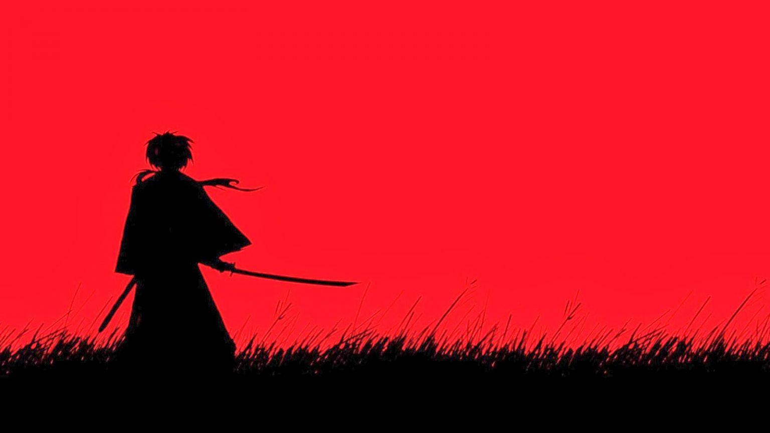 Red Samurai Art Wallpaper Free Red Samurai Art Background
