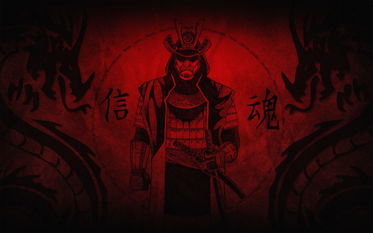 Red Samurai Wallpaper Free Red Samurai Background