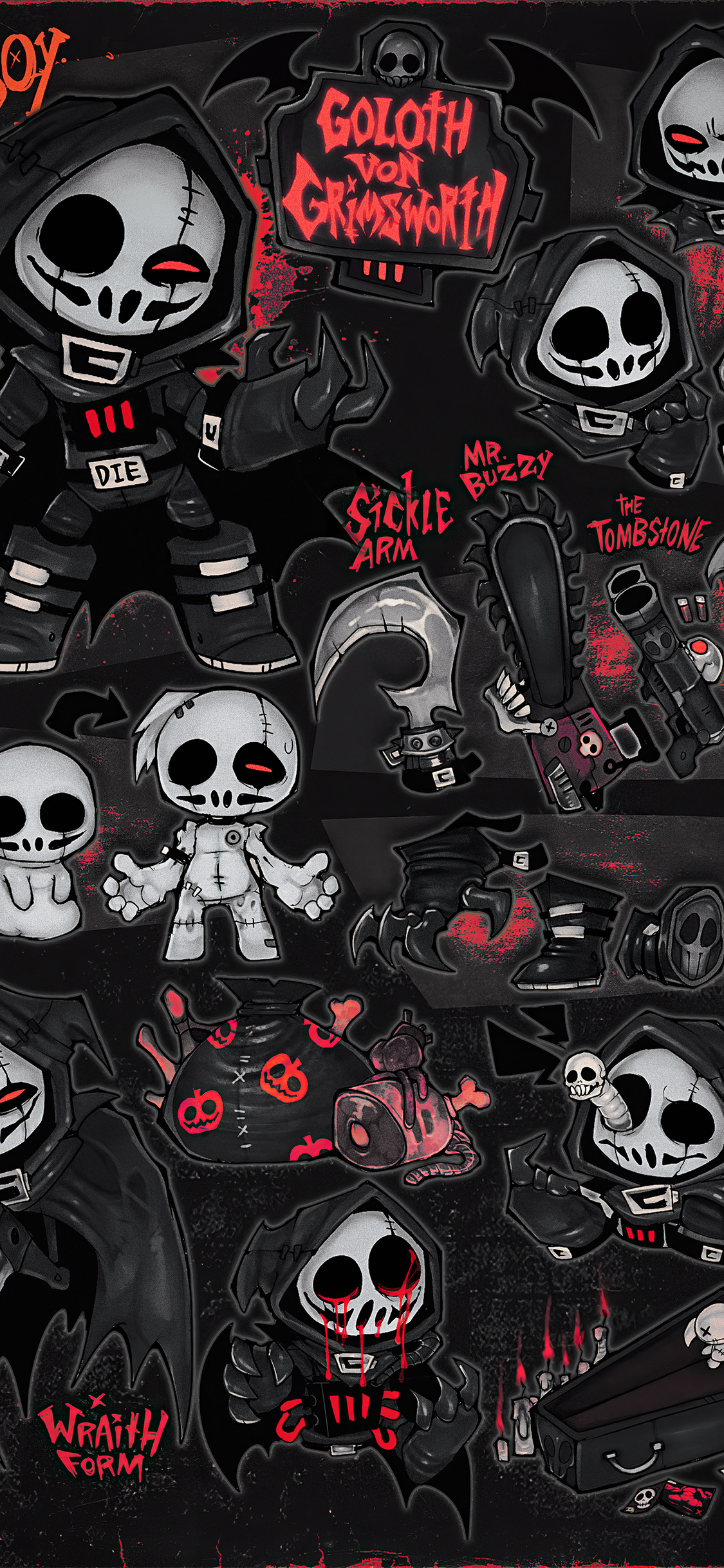 cute reaper wallpaper