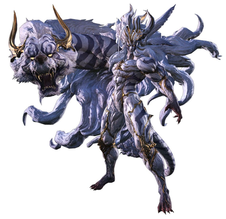 Byakko from Final Fantasy XIV: Stormblood. Character art, Final fantasy xiv, Dark fantasy art