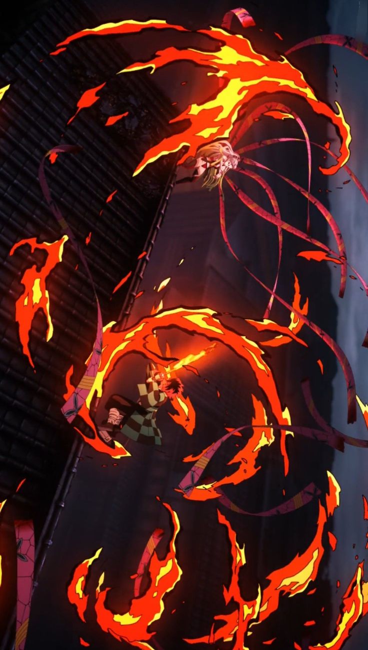 Daki vs Tanjiro. Slayer, Demon, Neon