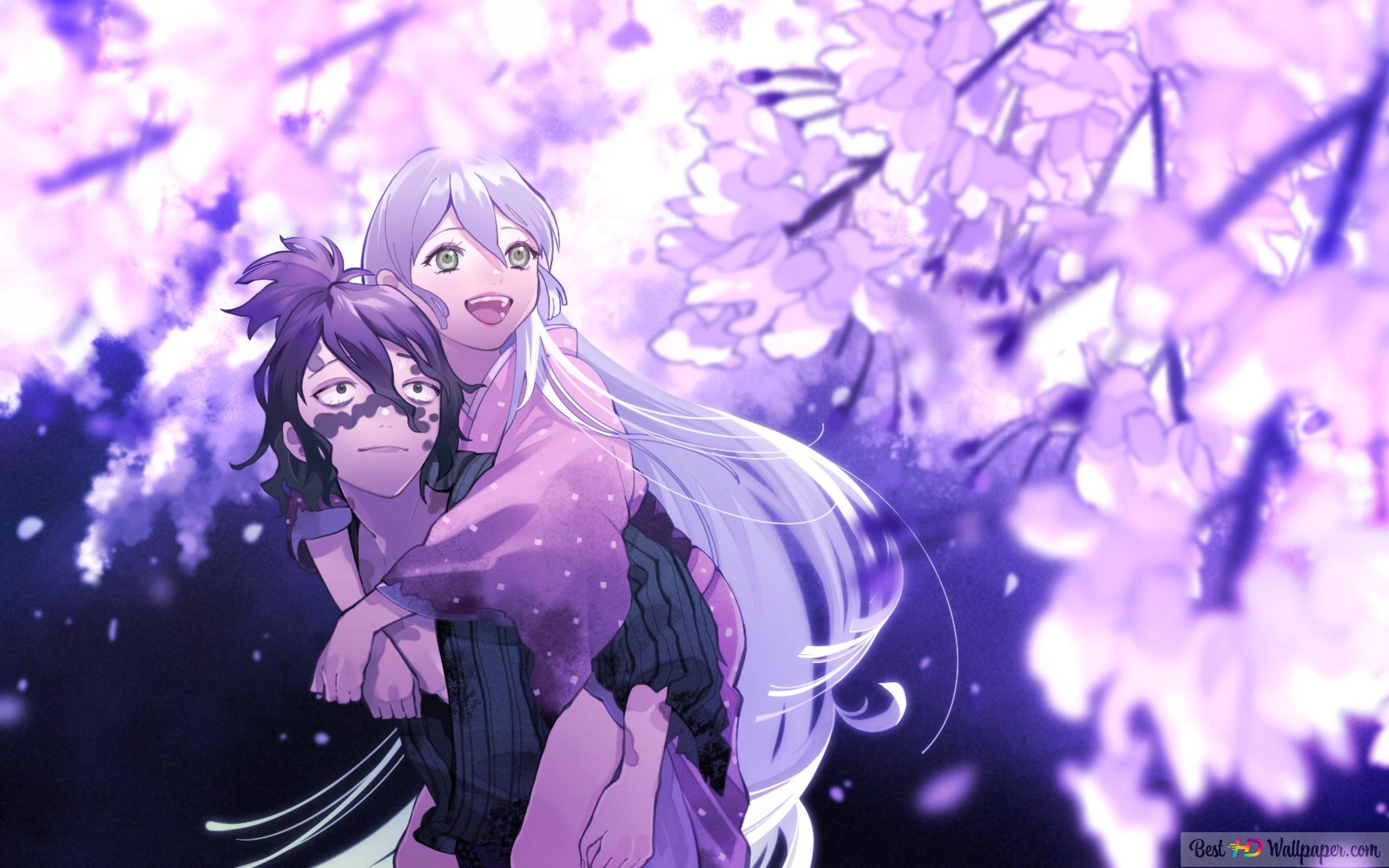 Demon slayer: kimetsu no yaiba daki vs gyutaro HD wallpaper download