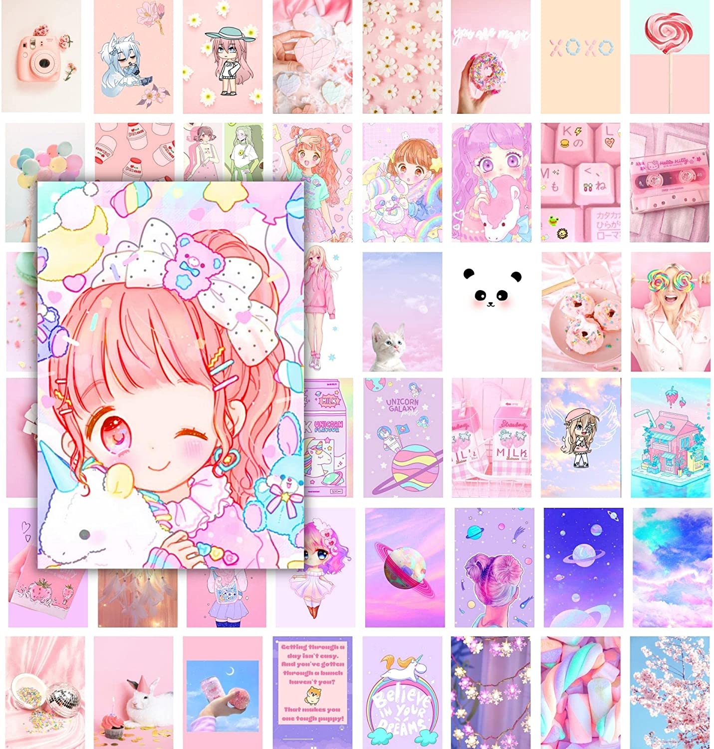 Mua Anime Posters for Anime Room Decor Aesthetic, Manga Wall Collage Kit  for Anime Wall Decor, Cute Anime Stuff for Manga Panels, Cool Anime Decor  for Bedroom, Trendy Manga Decor for Anime