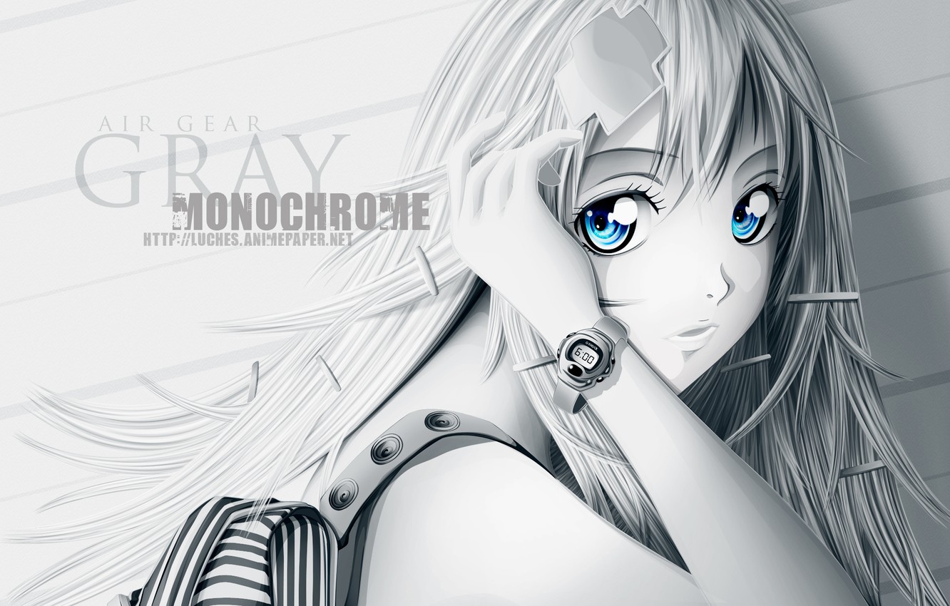 Wallpaper Girl, Watch, Wallpaper, Anime image for desktop, section прочее