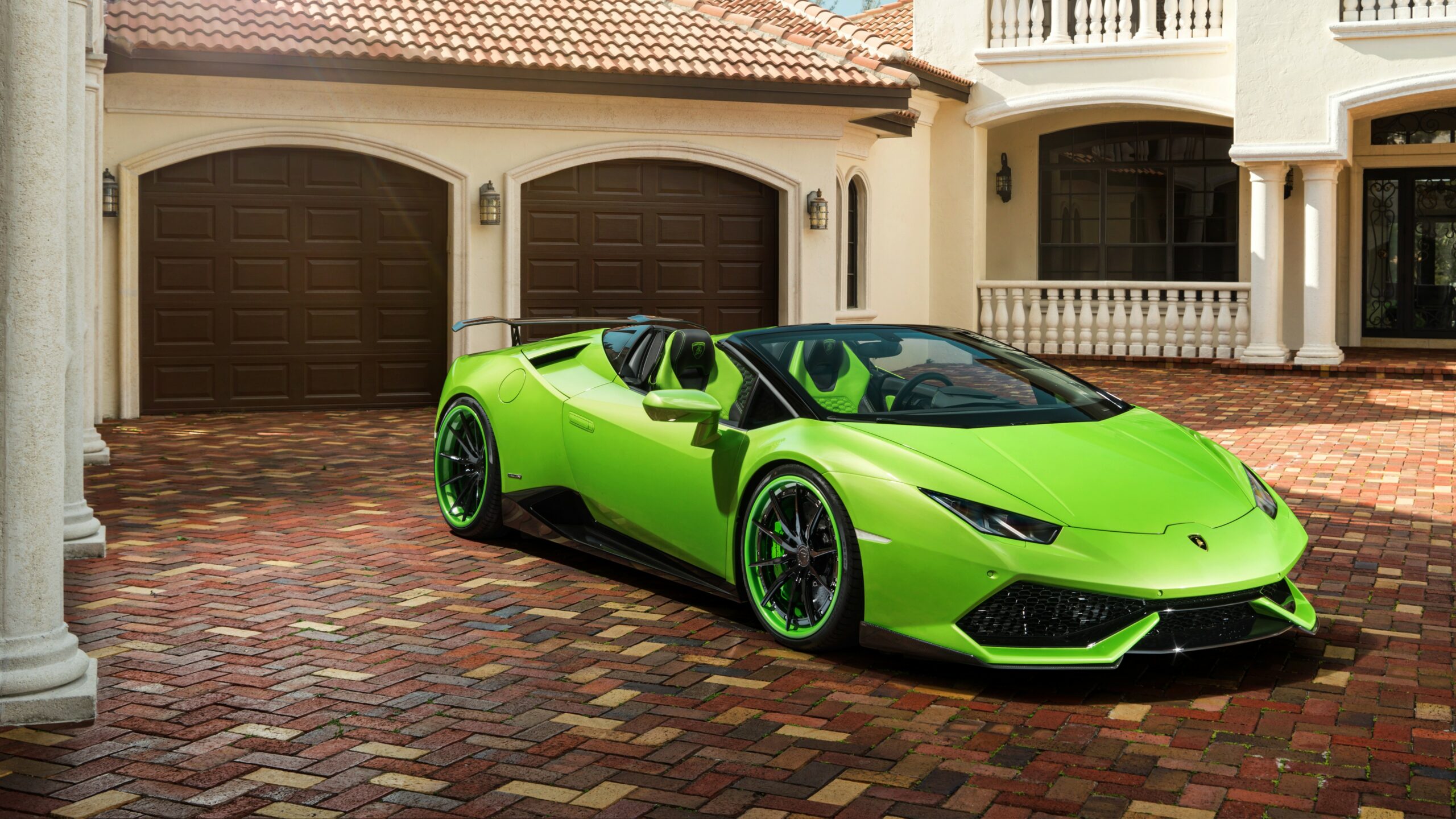 Lamborghini Aventador 4Рє Green