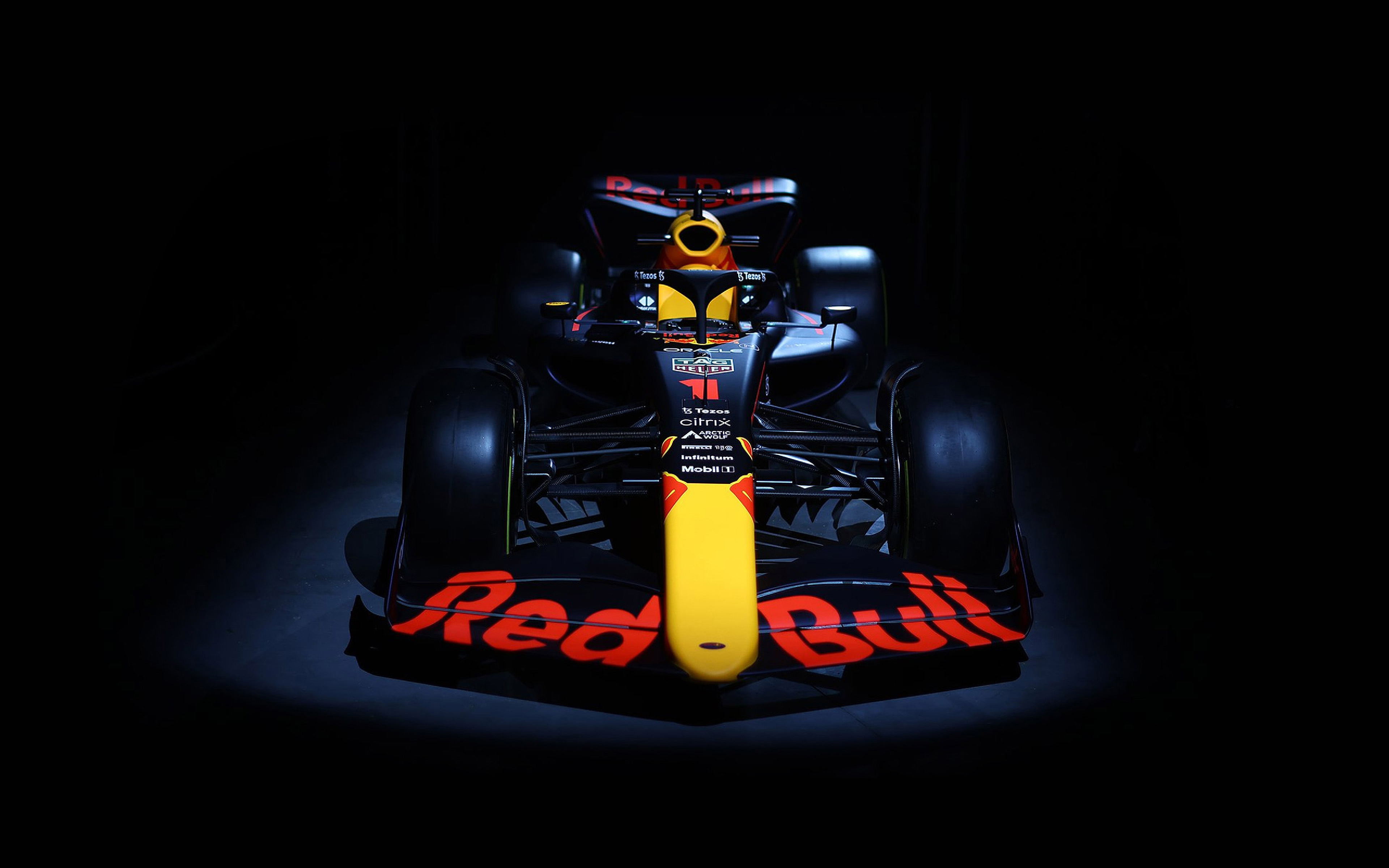 Download wallpaper Red Bull Racing RB 4k front view, Formula new RB F1 racing cars F1 RB Red Bull Racing for desktop with resolution 3840x2400. High Quality HD picture wallpaper