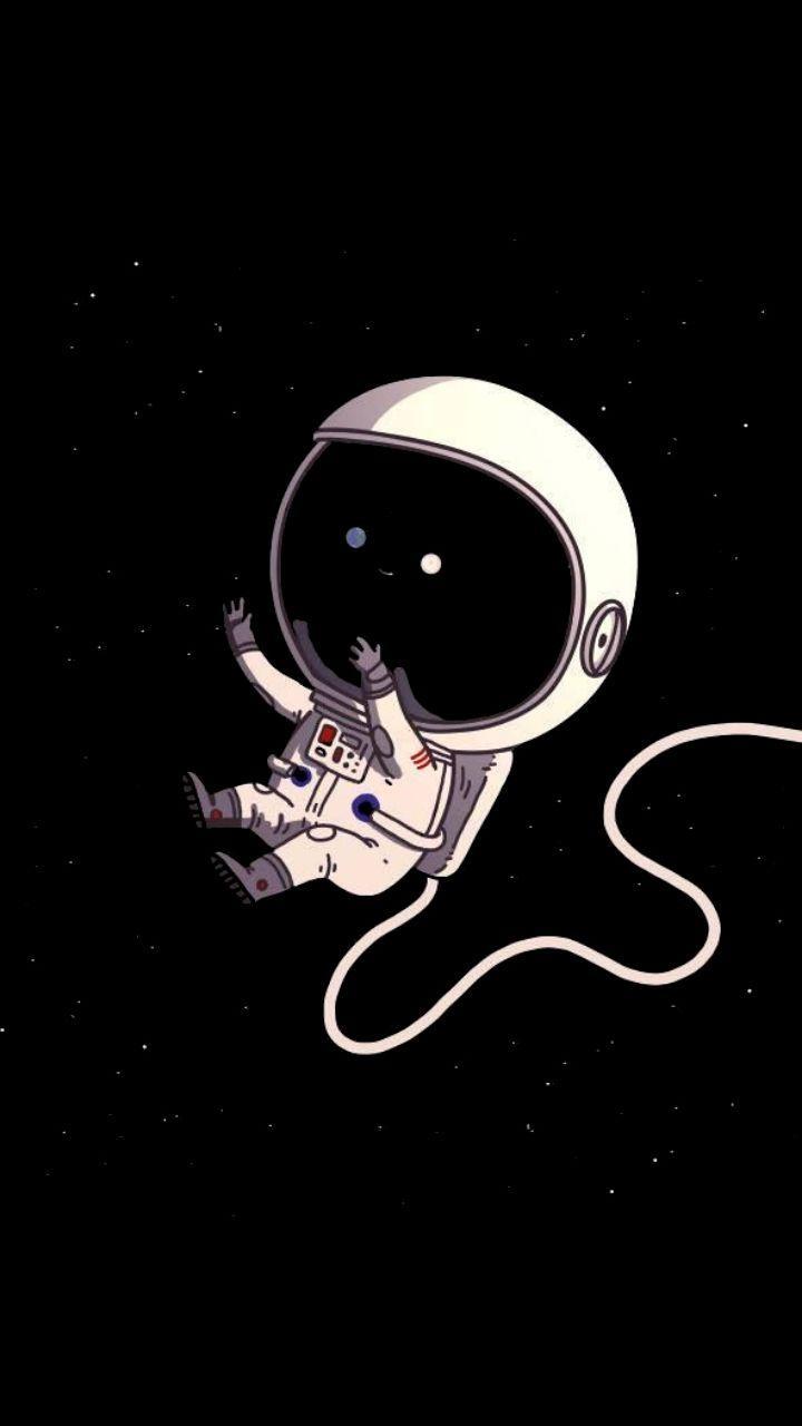 Cute Astronaut iPhone, Cartoon Astronaut Phone HD phone wallpaper | Pxfuel