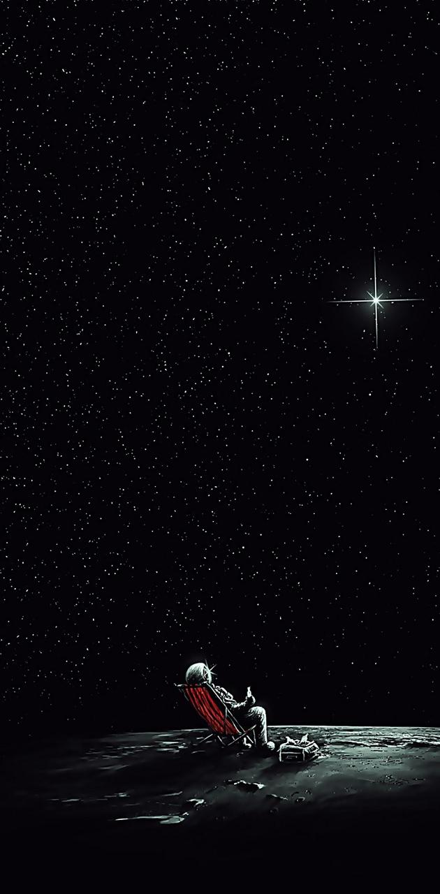 Astronaut Moon wallpaper