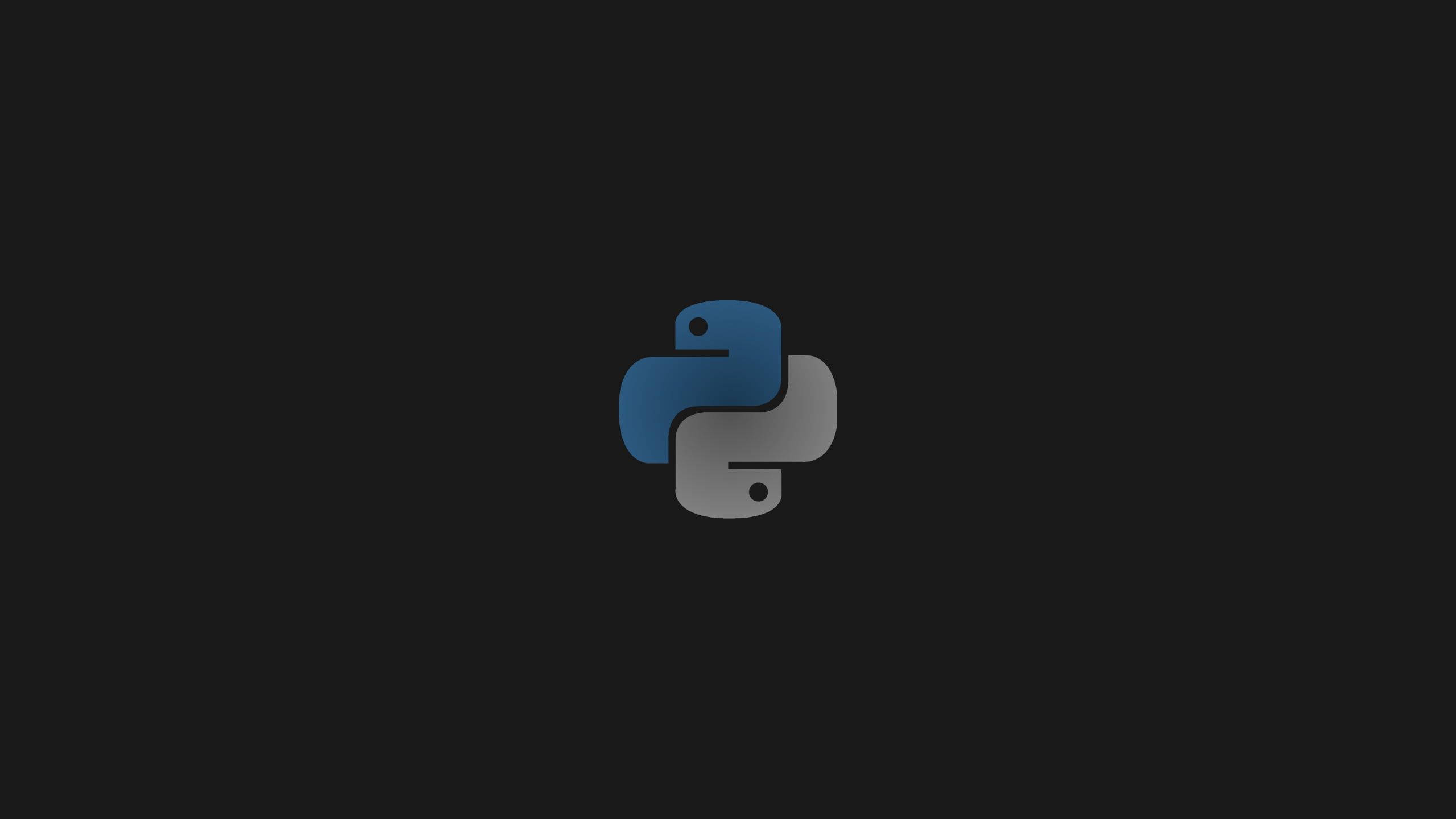 Python Wallpaper, Programming, Minimalism, Grey, Technology • Wallpaper For You