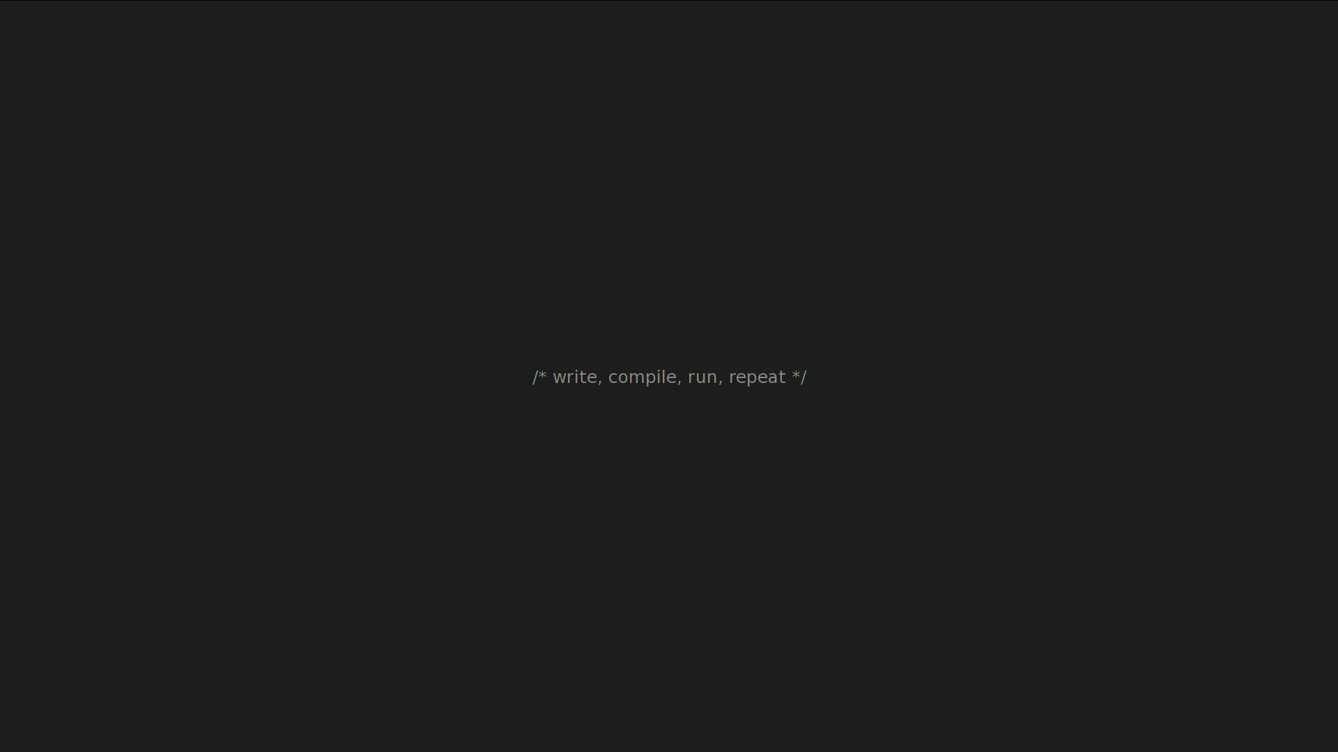 Black Programming Wallpaper